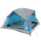 Vidaxl Tent 4-Persona Blue impermeable