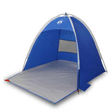 Vidaxl Beach Tent de 3 personas a prueba de agua Azure Azure