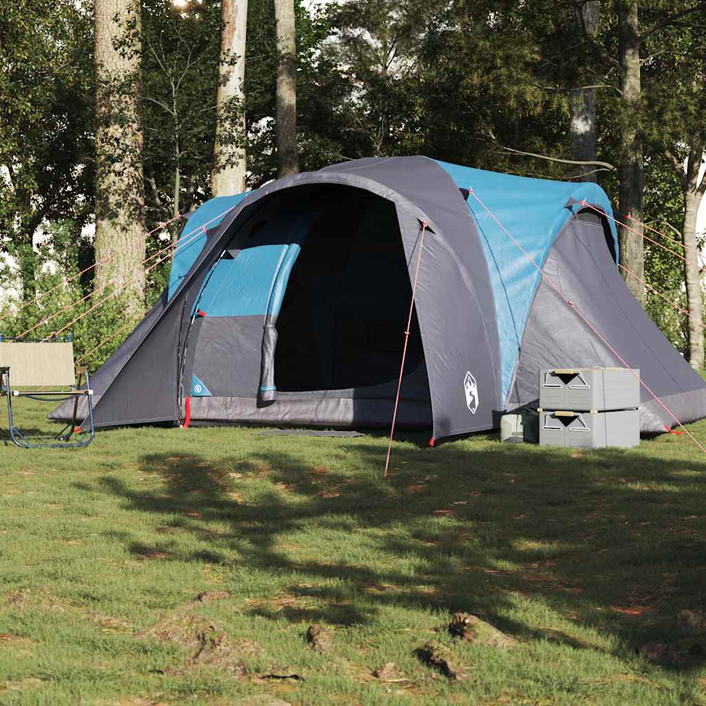 Tente dôme Vidaxx 6 places imperméable bleue
