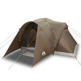 Vidaxl Dome tent 6-person waterproof brown