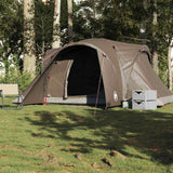 Tente dôme Vidaxx 6 personnes imperméable marron