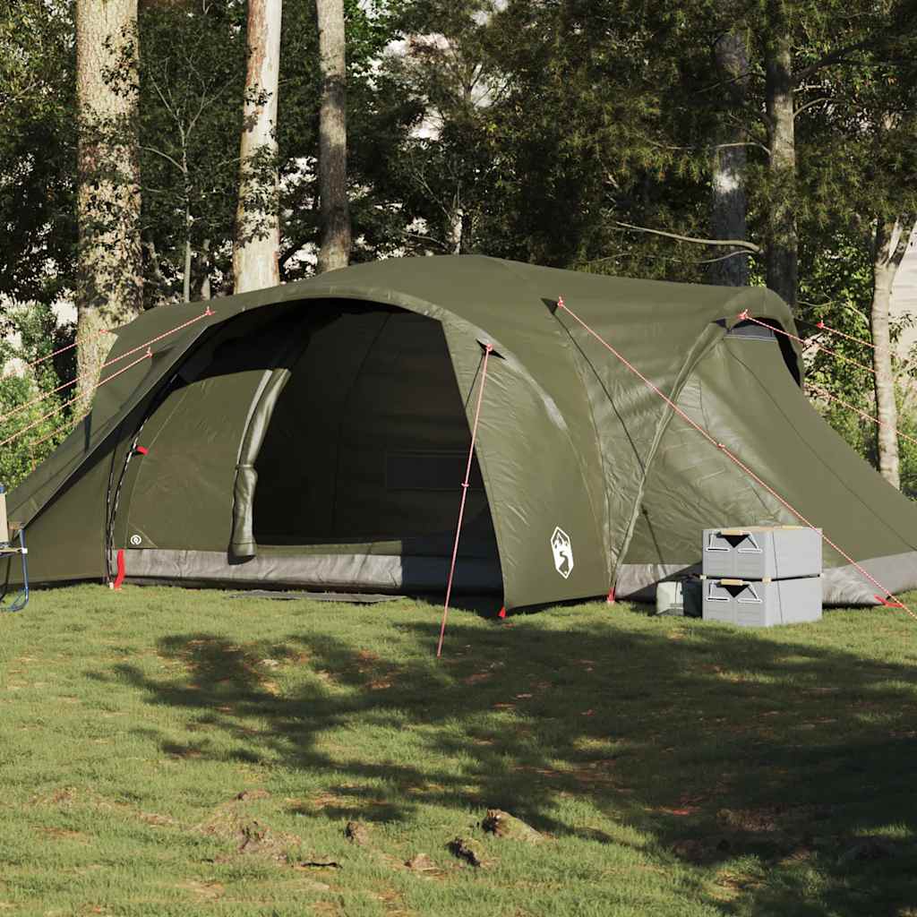 Vidaxl Dome tent 6-person waterproof olive green