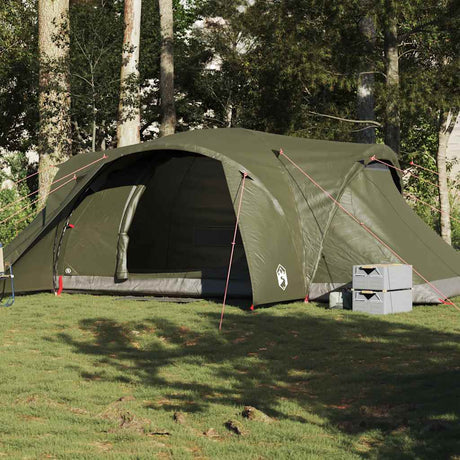 Tente dôme VidaXL 6 personnes imperméable vert olive