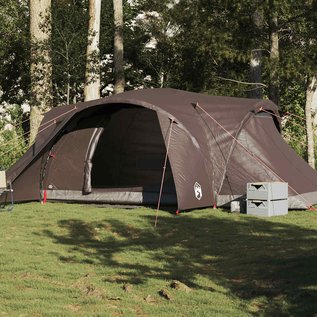 Vidaxl Dome tent 6-person waterproof brown