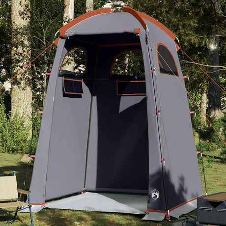 Tente de douche VidaXL imperméable gris et orange