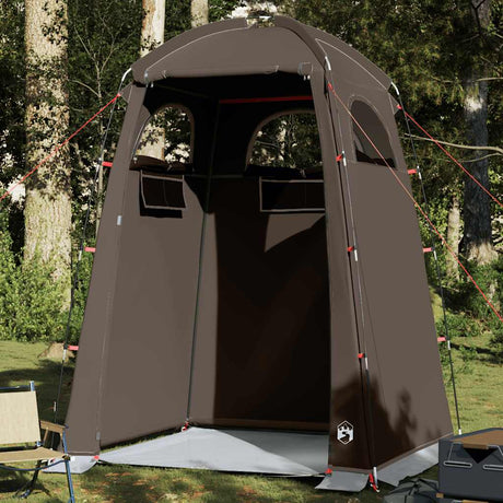 VidaXL tente de douche imperméable marron