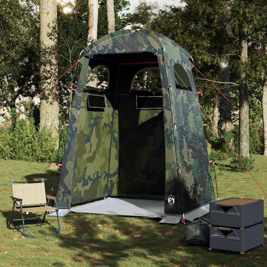 Tente de douche VidaXL camouflage imperméable
