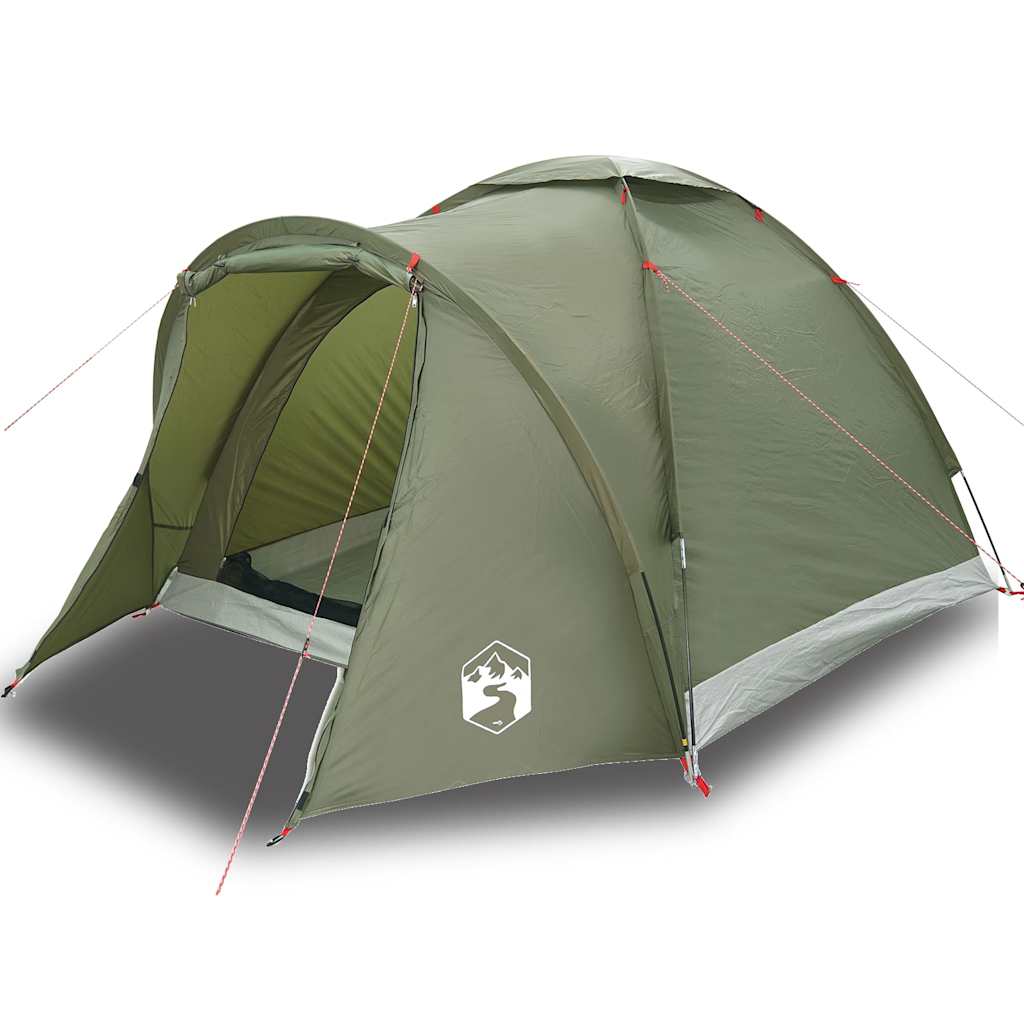 VidaXL tente de pêche 2 personnes imperméable vert olive