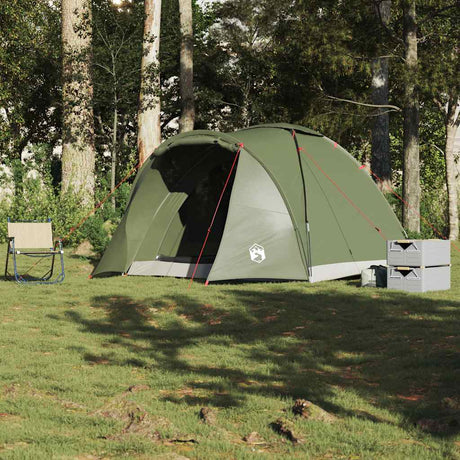 VidaXL tente de pêche 2 personnes imperméable vert olive