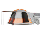 Vidaxl Autotent 4-person waterproof gray and orange