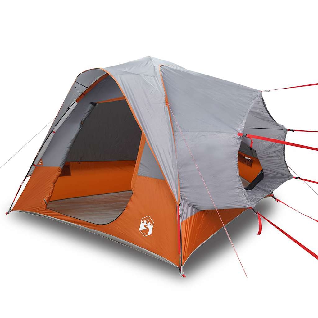 Tente de voiture VidaXL 4 personnes imperméable gris et orange