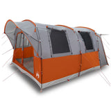 Vidaxl Autotent 4-Personen wasserdichtes Grau und Orange