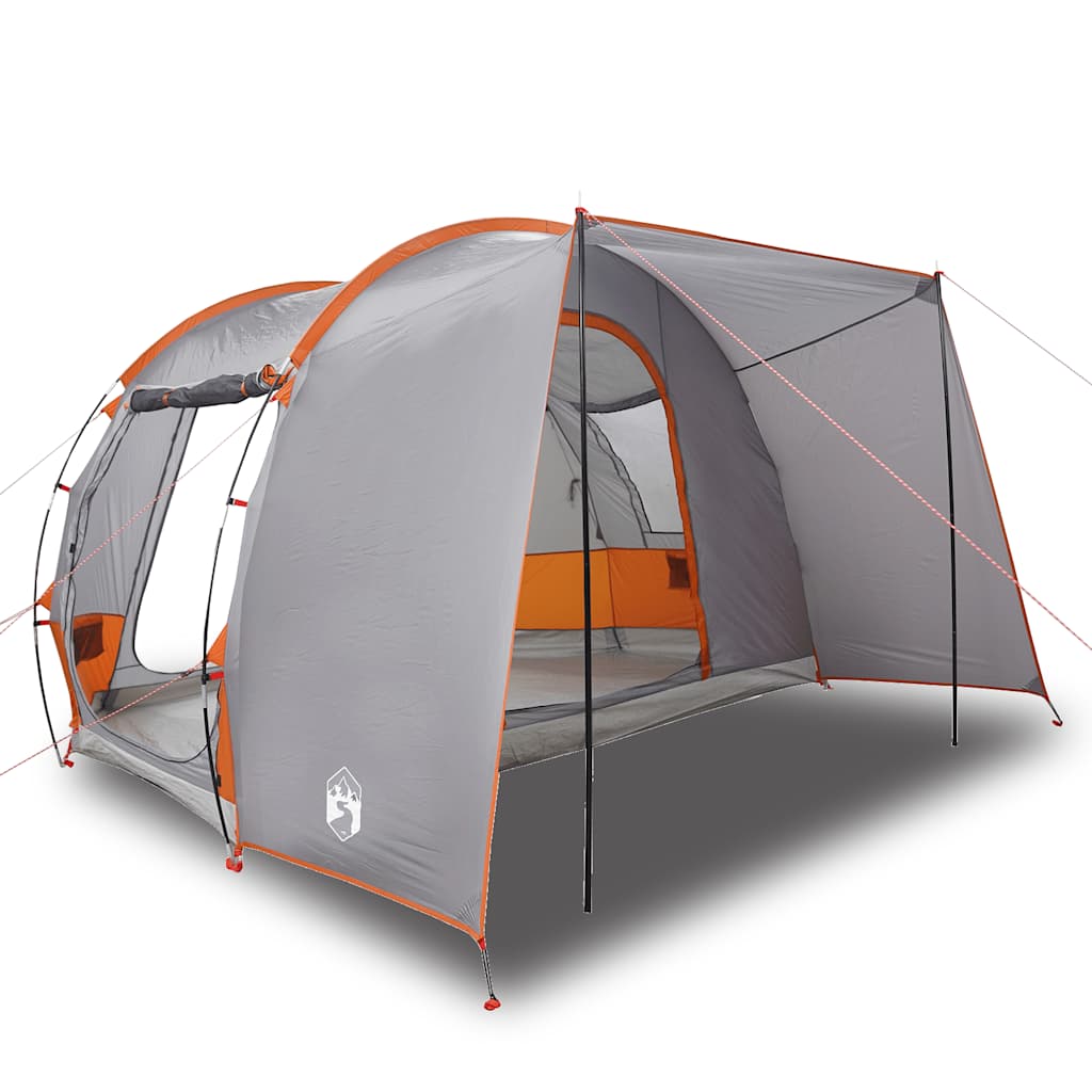 Tente de voiture VidaXL 2 personnes imperméable gris et orange