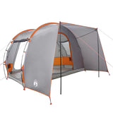 Tente de voiture VidaXL 2 personnes imperméable gris et orange