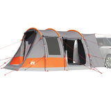 Vidaxl autotent a 2 personas impermeables grises y naranja