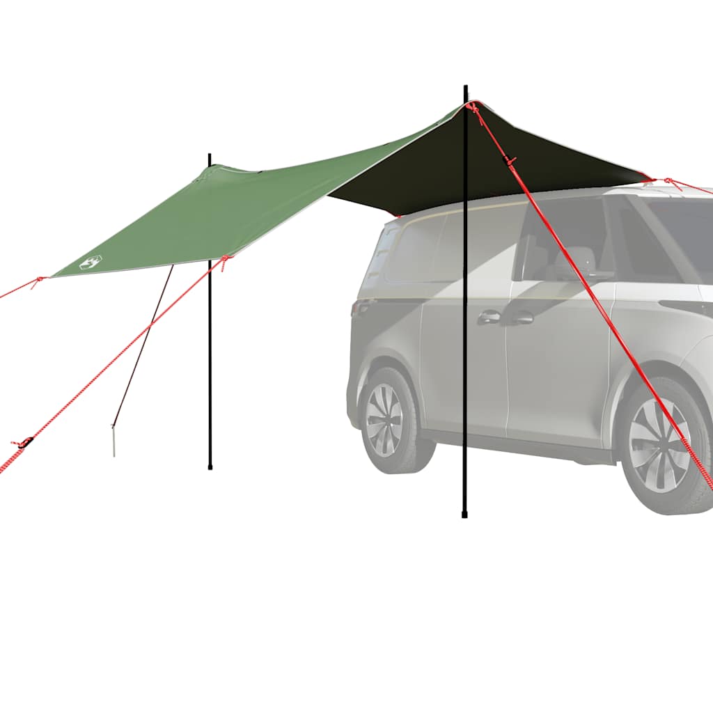 VidaXL tente de voiture imperméable vert