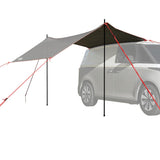 Tente de voiture VidaXL imperméable gris et orange