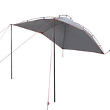 Tente de voiture VidaXL imperméable gris et orange