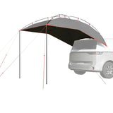 Tente de voiture VidaXL imperméable gris et orange