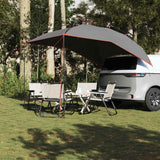 Tente de voiture VidaXL imperméable gris et orange