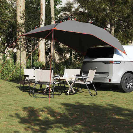 Tente de voiture VidaXL imperméable gris et orange