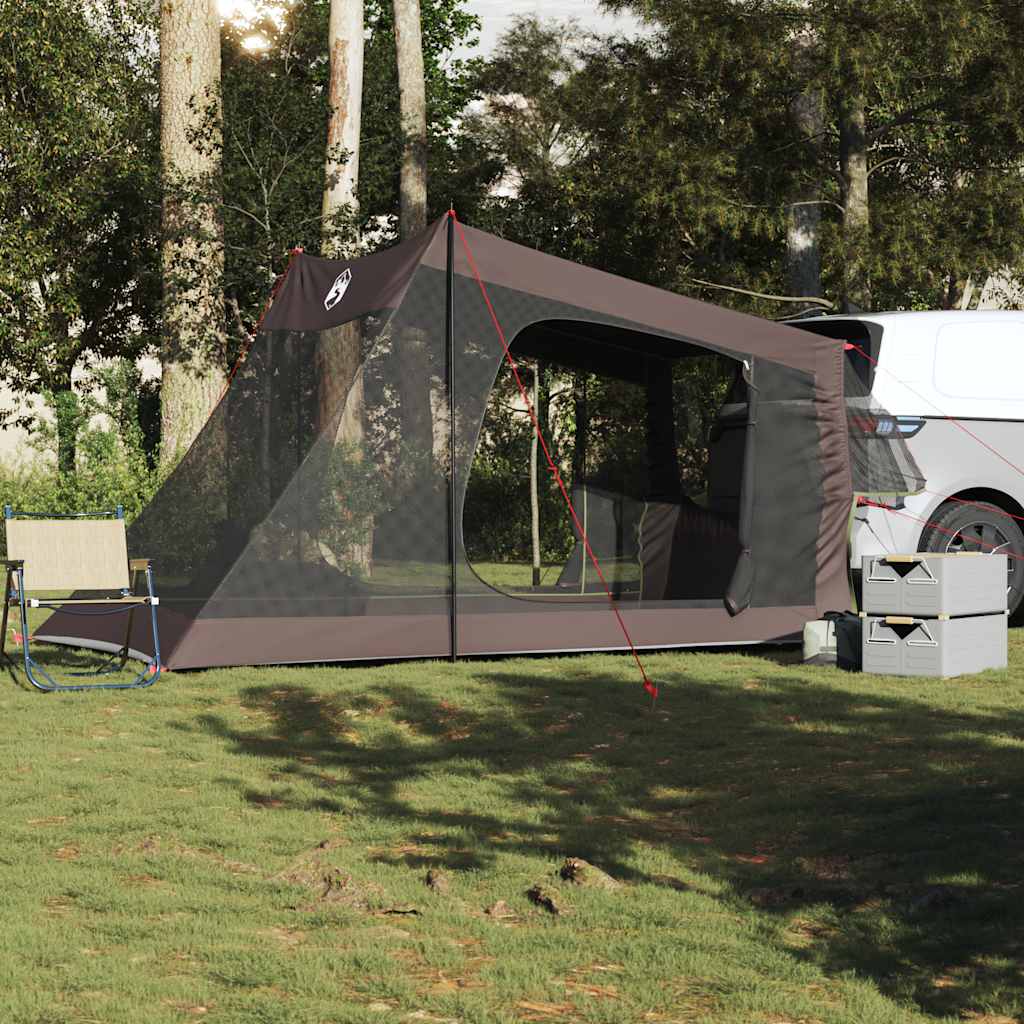 Tente de voiture VidaXL 2 personnes imperméable marron