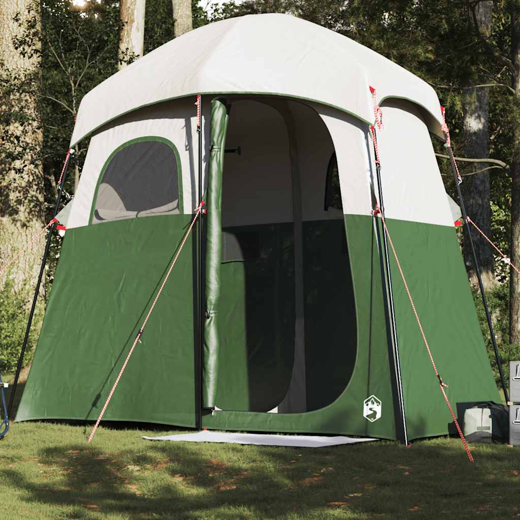 Vidaxl Shower Tent 2-osobowy wodoodporny zielony