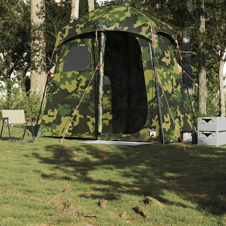 Tente de douche VidaXL camouflage imperméable 2 personnes