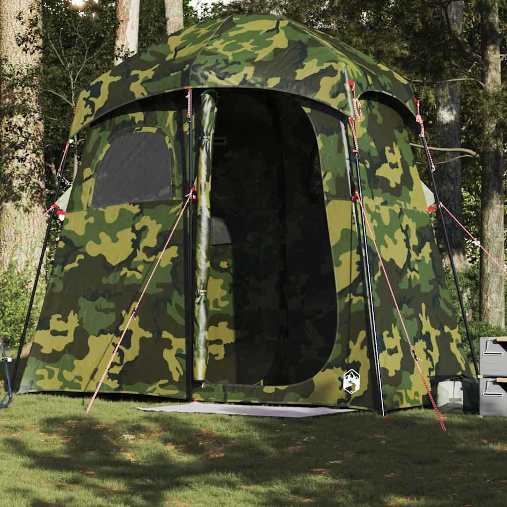 Tente de douche VidaXL camouflage imperméable 2 personnes