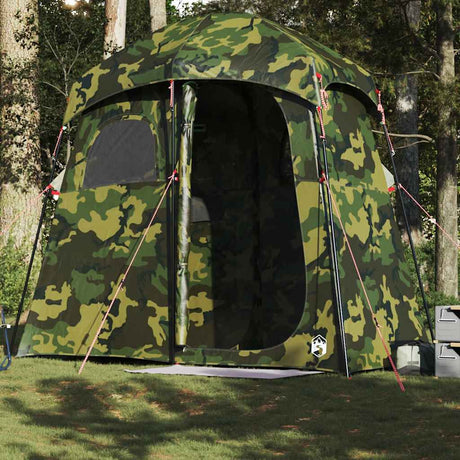 Tente de douche VidaXL camouflage imperméable 2 personnes