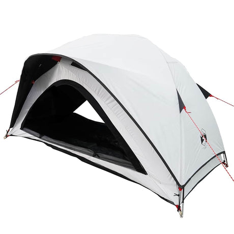 Vidaxl tente de camping 1 personne tissu occultant blanc imperméable