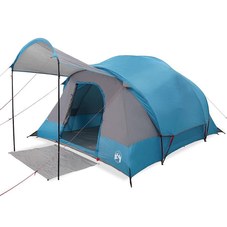 Tente tunnel Vidaxx pour famille 8 personnes imperméable bleue