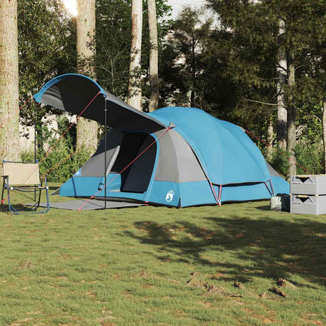 Tente tunnel Vidaxx pour famille 8 personnes imperméable bleue