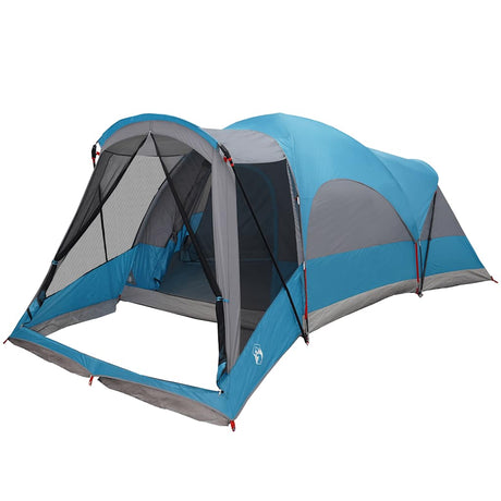 Tente tunnel Vidaxx pour famille 8 personnes imperméable bleue