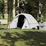 Vidaxl tente familiale cabine 6 personnes tissu occultant blanc imperméable