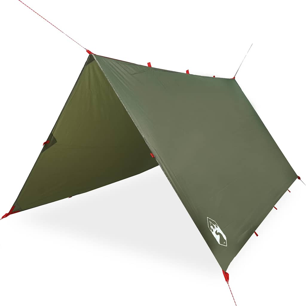 Vidaxl Camping Canopy Waasserdicht 306x306 cm Oliven gréng