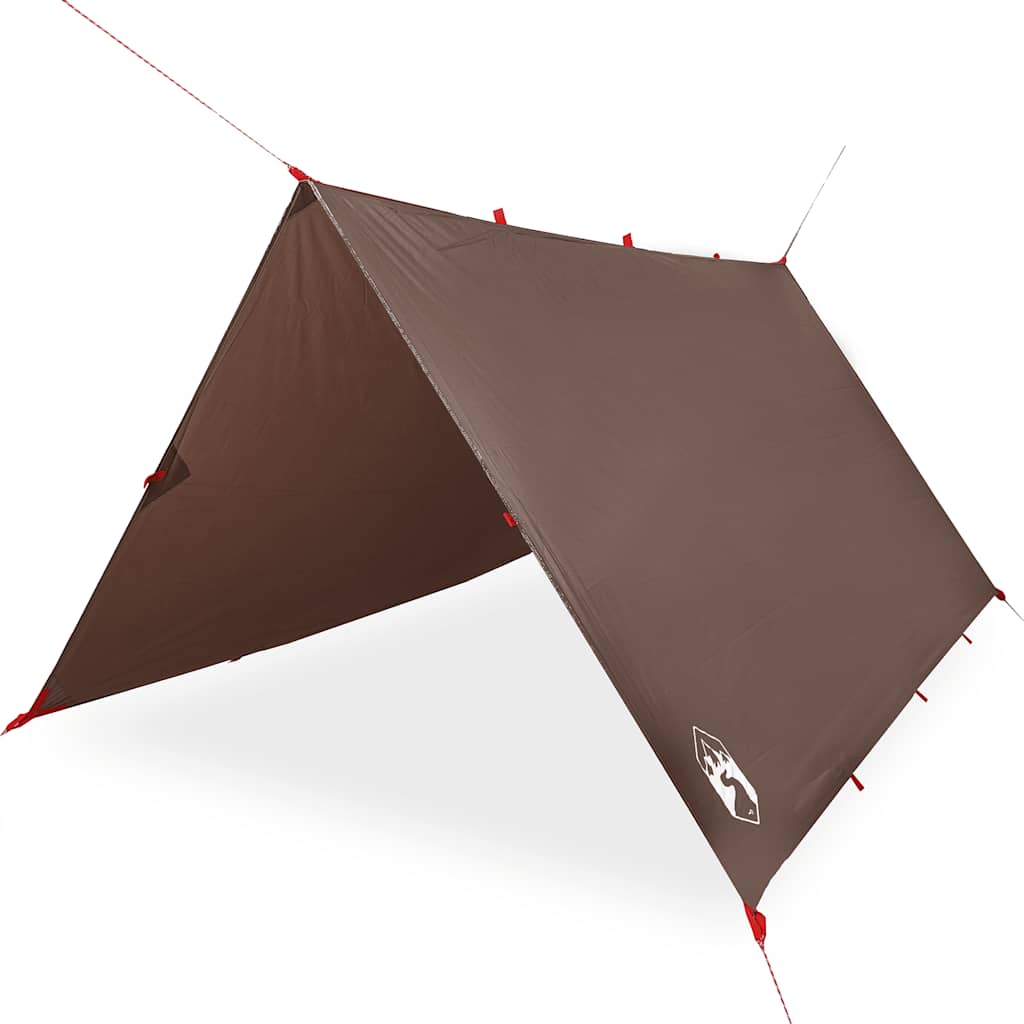 Vidaxl Camping Canopy Waterproof 366x306 cm Brown