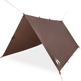 Vidaxl Camping canopy waterproof 366x306 cm brown