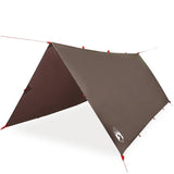 Vidaxl Camping Canopy Vandtæt 406x306 cm brun