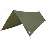 Vidaxl Camping -Baldachin wasserdicht 506 x 306 cm Olivengrün