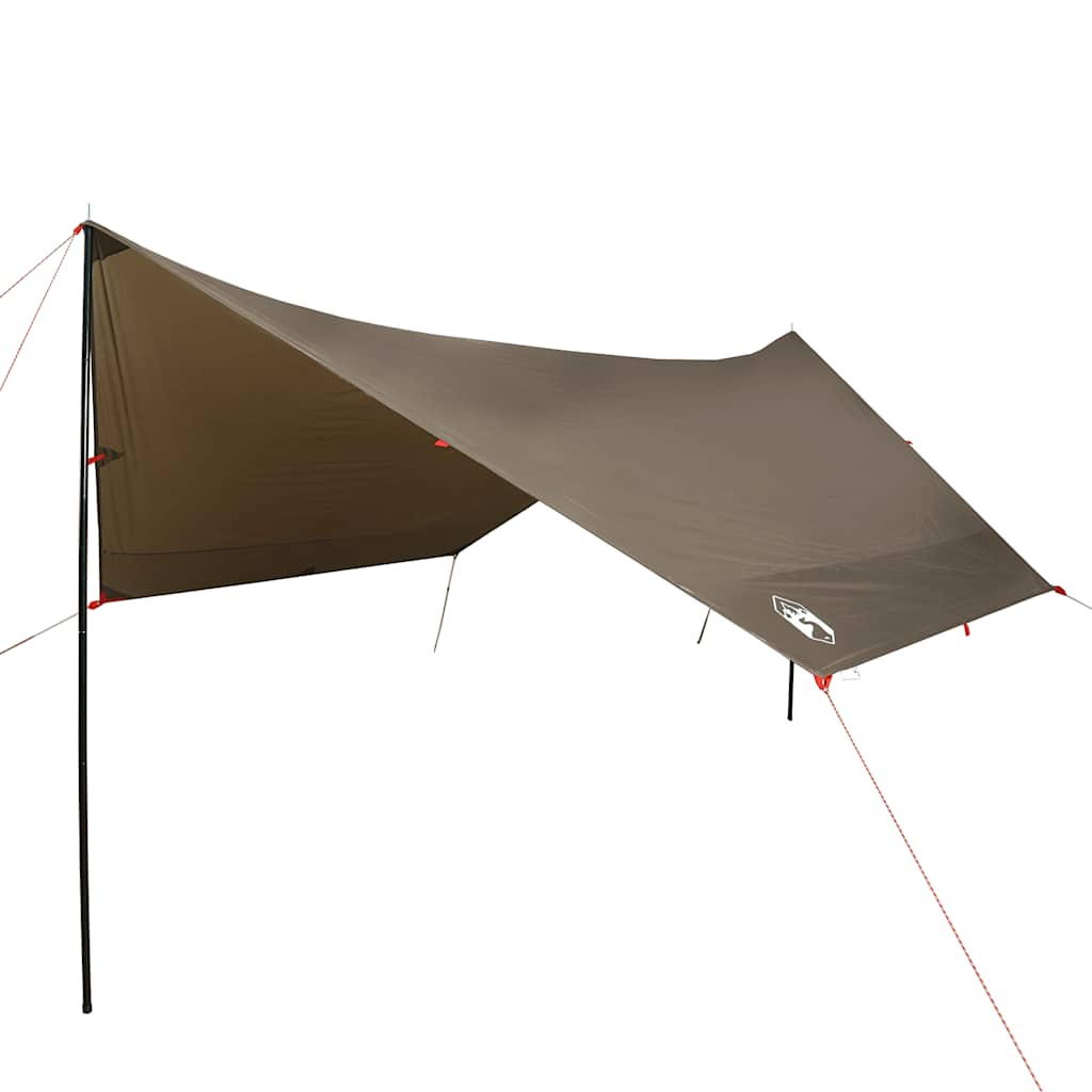 Vidaxl Camping canopy waterproof 438x376x212 cm Brown