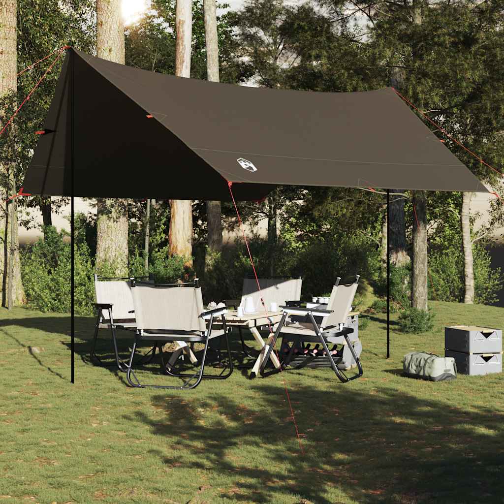 Vidaxl Camping Canopy Waterproof 438x376x212 cm brąz