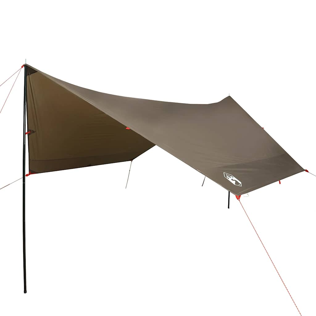 Vidaxl Camping Canopy Waterproof 462x306X211 CM hnědá