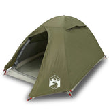 Tente dôme VidaXL 2 personnes imperméable vert olive