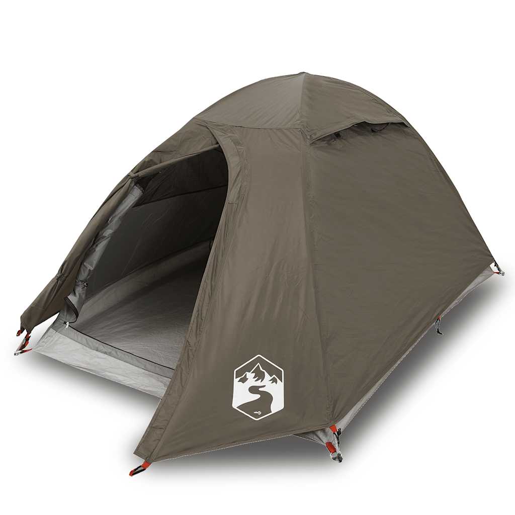 VidaXL tente dôme 2 personnes imperméable marron