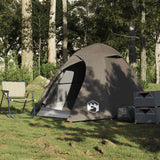 VidaXL tente dôme 2 personnes imperméable marron