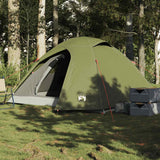Tente dôme VidaXL 3 personnes imperméable vert olive