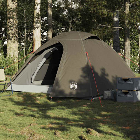 Tente dôme Vidaxx 3 personnes imperméable marron