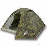 Tente dôme VidaXL camouflage imperméable 3 personnes