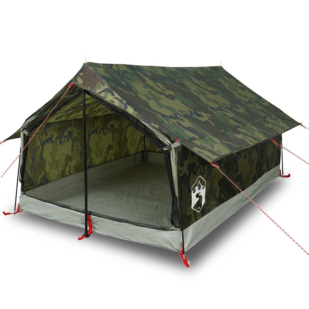 Tente VidaXL camouflage imperméable 2 personnes